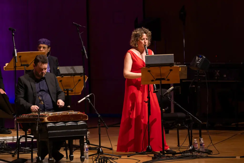Ilene Stahl, clarinetist with the Klezmer Conservatory Band.
(Photo by Melissa Taylor)