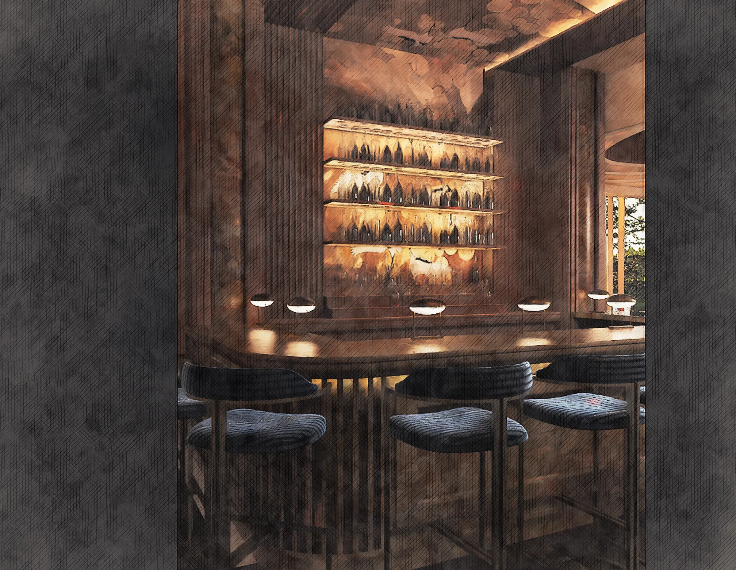 Hotel Saint Augustine – Restaurant, Perseid Rendering 2 – Courtesy of Post Company