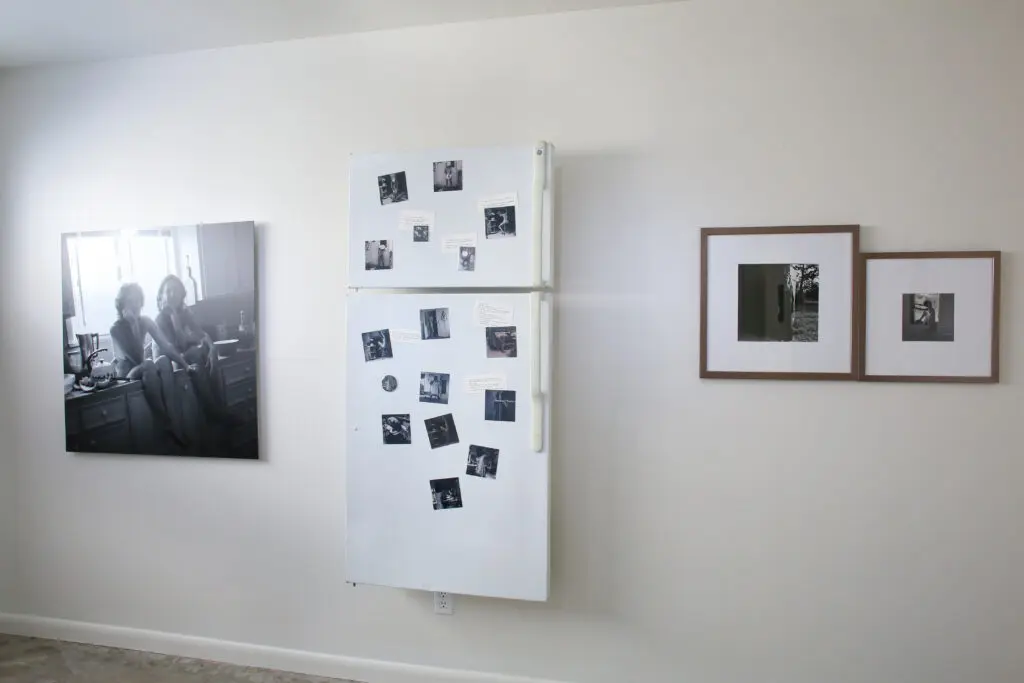 Mary Margaret Hansen tackles gender roles in her installation from her series "Finding Our Way." (photo by Alan Nguyen)