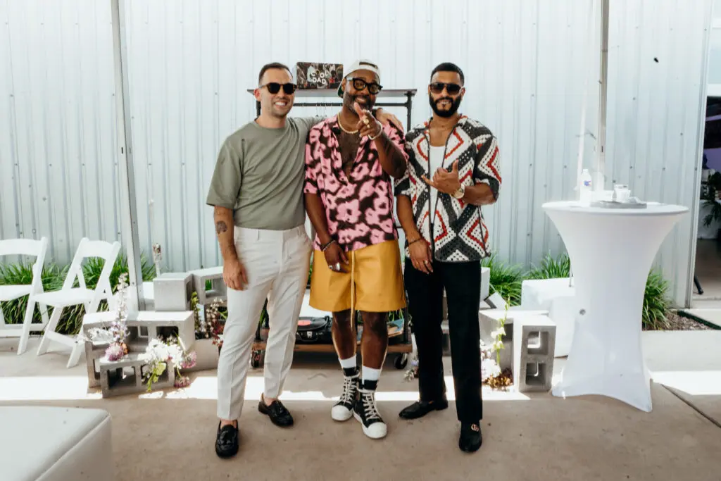 Adam Weaver, Kevin Barnett, Haseeb Rehman at CoolxDad Real-Time Brunch (Photo by William Issac)