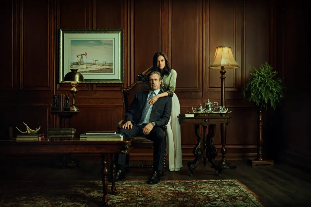 Inside the world of "Landman" and its power couple, Jon Hamm and Demi Moore.