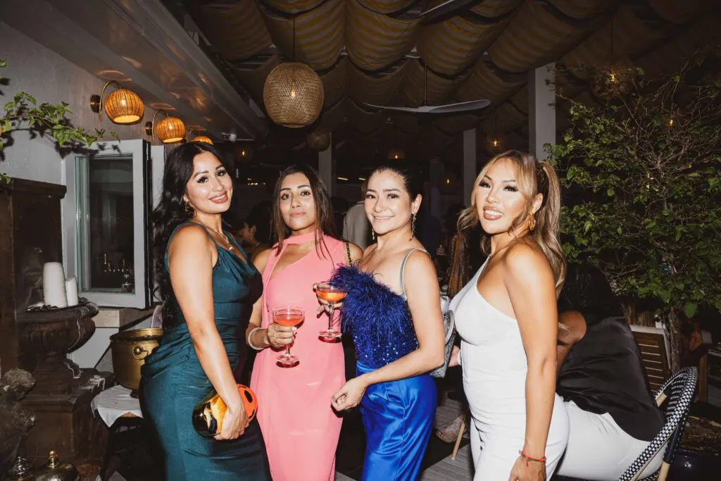 Marisol Garcia, Mow Rahman, Lukkaew Srasrisuwan, Lucy Wo at the opening party for Sophie Cocktail & Terrace Bar