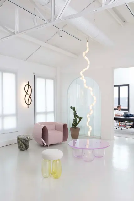 A showroom at Mathieu Lehanneur's The Factory. (Photo by Felipe Ribon)