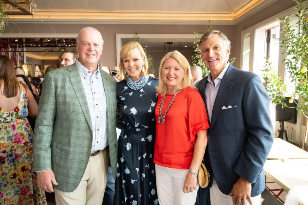 Scott & Jill Holstead, Diane & Bill Campbell at the Memorial Hermann Foundation events in Aspen (Photo by Daniel Ortiz)