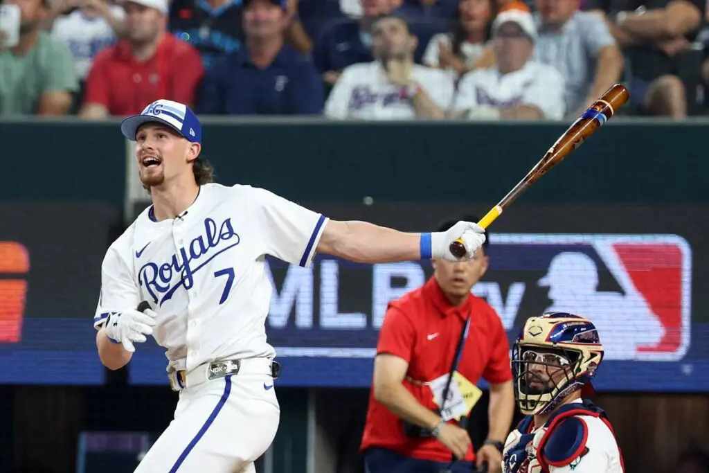 Bobby Witt Jr. came about a foot from giving the greater Dallas area a hometown Home Run Derby champion.