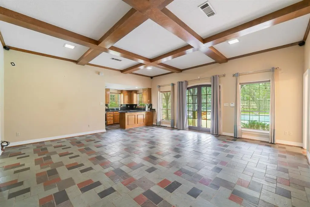 The entrance to the 1,300-square-foot guest home. 