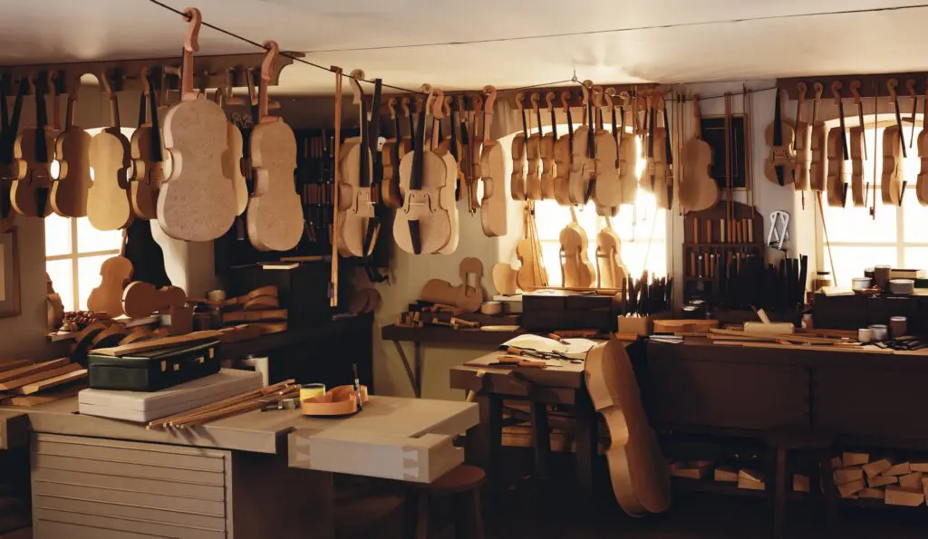 Thomas Demand's "Workshop," 2017. Chromogenic print. (Courtesy Thomas Demand Studio. © Thomas Demand, VG Bild-Kunst, Bonn)
