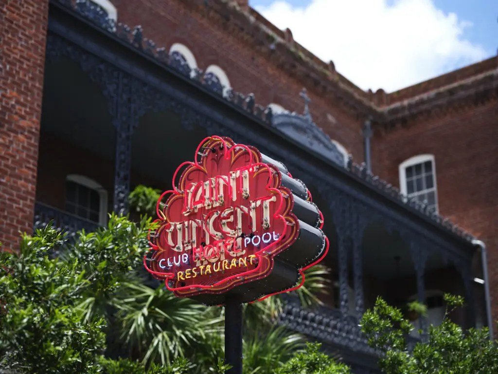 Neon sign at Hotel Saint Vincent (Courtesy Hotel Saint Vincent)