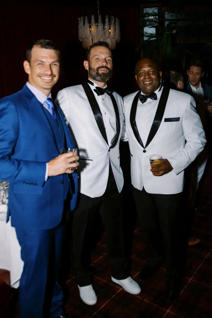 Gents dress up  at Drake's Hollywood Houston (Photo by Elizabeth Jones Photography)