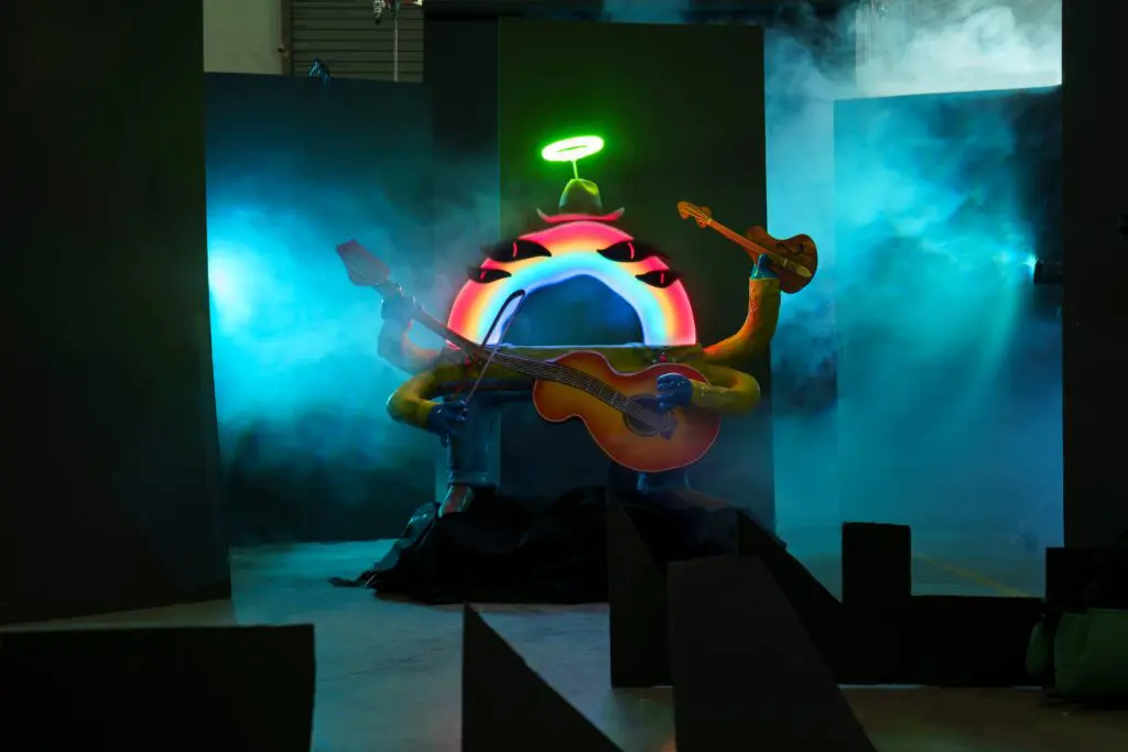 Cowboix Hevvven is a honky-tonk dive bar in Meow Wolf Houston. (Courtesy Meow Wolf. Photo by Kate Russell)