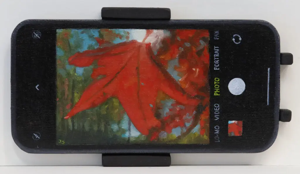 John Slaby's "Fall in New Jersey," 2022, is on view at Archway Gallery. (Photo courtesy of Archway Gallery)