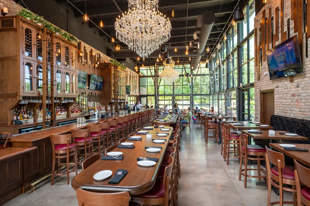 Get a look inside the new Hearsay restaurant in Levy Park, the seventh Hearsay in Houston. (Photo by Anthony Rathbun)