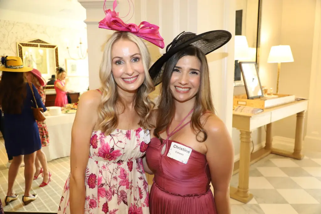 Jenna Kisner, Christine Catania at the Fort Bend Spring Brunch benefiting the Fort Bend Children's Discovery Center (Photo by Fort Bend Children's Discovery Center)