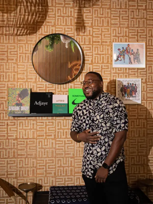 Chef Ope Amosu of ChopnBlok.(Photo by Clay Williams)