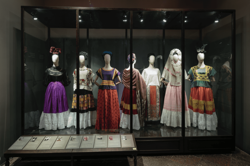 The exhibition “Appearances Can Be Deceiving: Frida Kahlo’s Wardrobe” is permanently displayed at Casa Azul. (Photo by Javier Hinojosa)