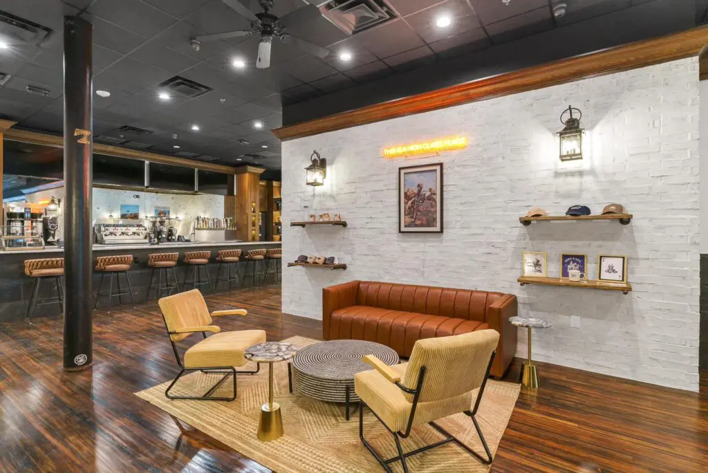 Inside the new Hogan Alley on Houston Street in downtown Fort Worth. (Photo by Fossil Homes, Inc.)