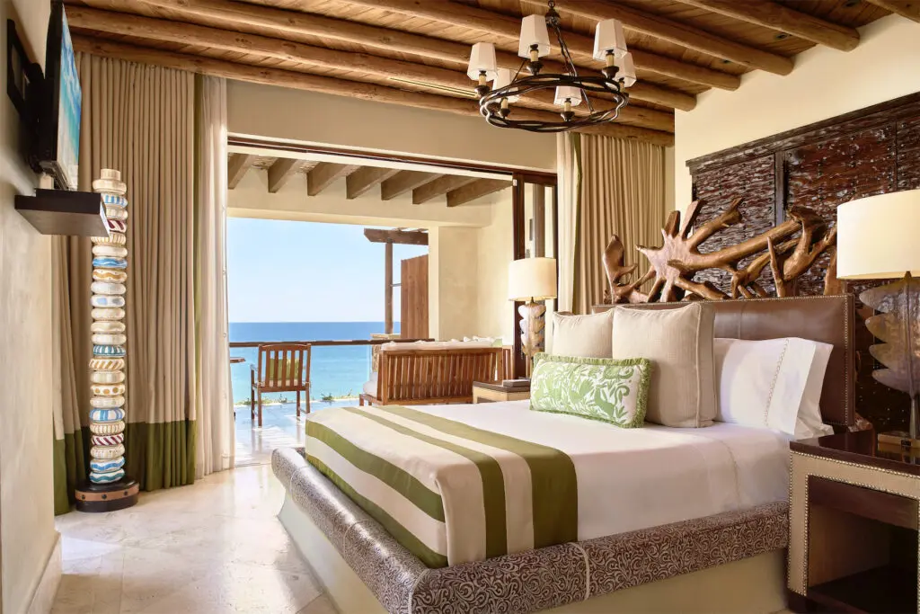Inside the Estrella Suite at the Waldorf Astoria Los Cabos Pedregal.