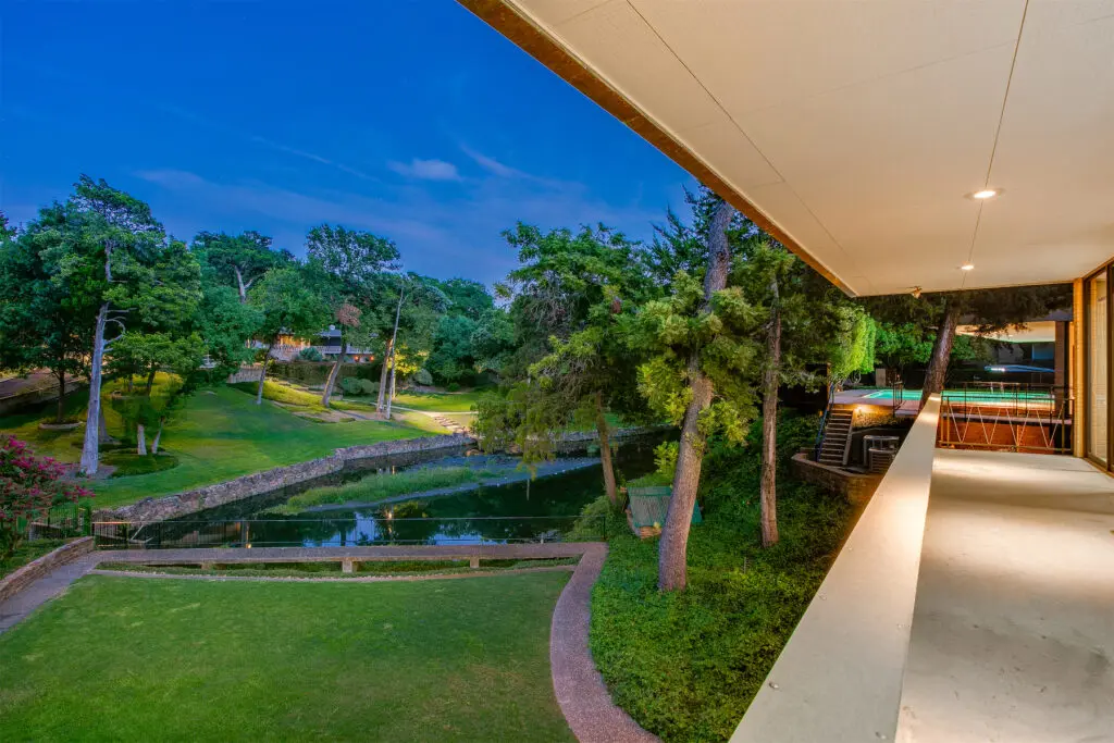 Lush views from 718 Kessler Lake Drive.