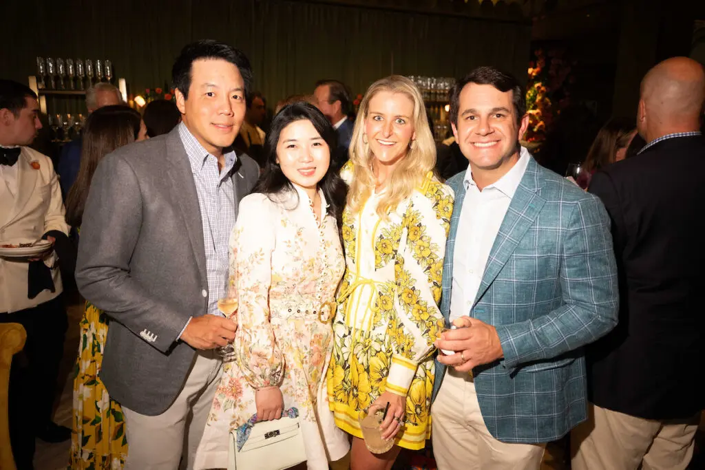 Michael & Mayleen Tsang, Alice & J.W.  Lodge at Children's Memorial Hermann Hospital 'Meet Us at the Club' friend-raising event. (Photo by Daniel Ortiz)