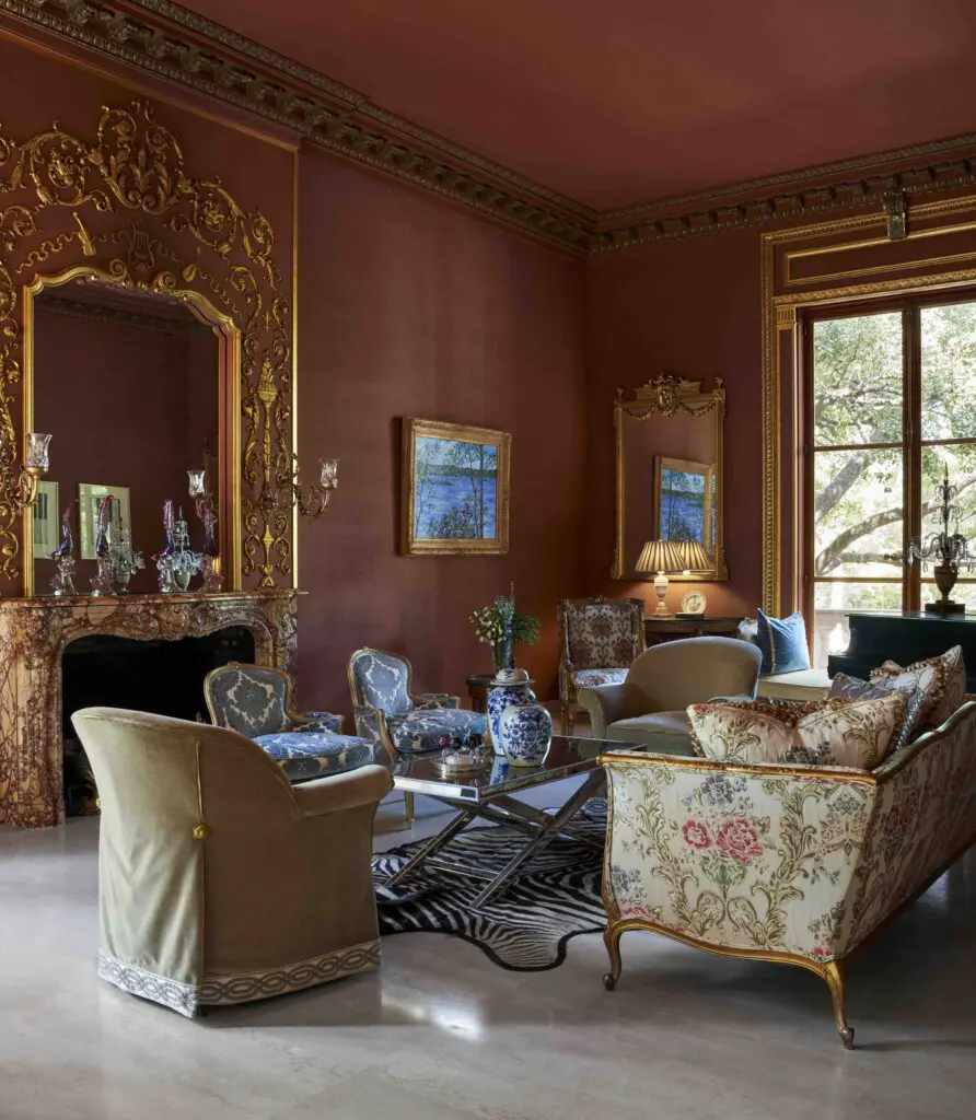 The Music Room from Rose Terrace, as it appears now in the Young Estate in Fort Worth. (Photo by Pär Bengtsson)