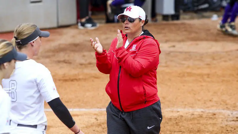 University of Houston softball coach Kristin Vesely was let go by athletic director Eddie Nunez.