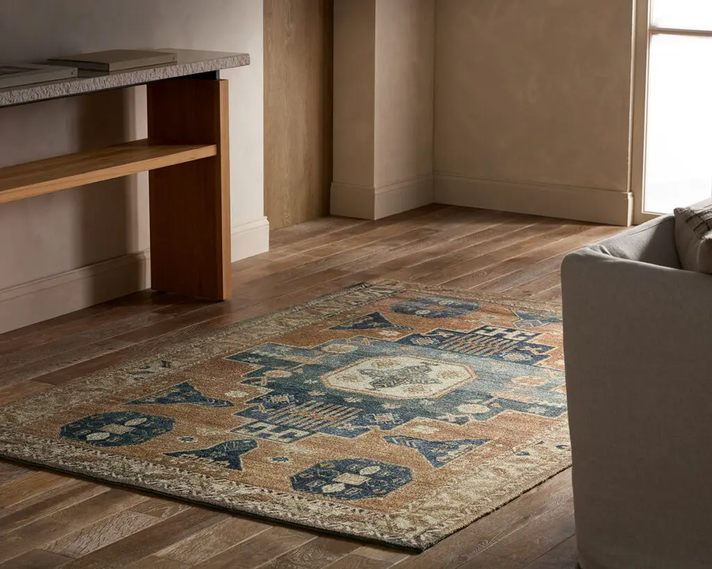 Each rug in the House Sprucing x Jaipur Living collection is delicately handmade using 100% PET. 