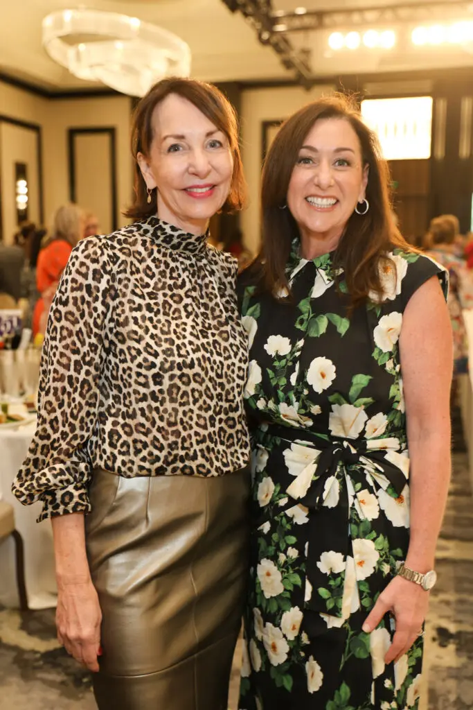 Susan Distefano, Amalia Stanton at the PaperCity Philanthropy in Fashion Best Dressed luncheon benefiting March of Dimes. (Photo by Priscilla Dickson)