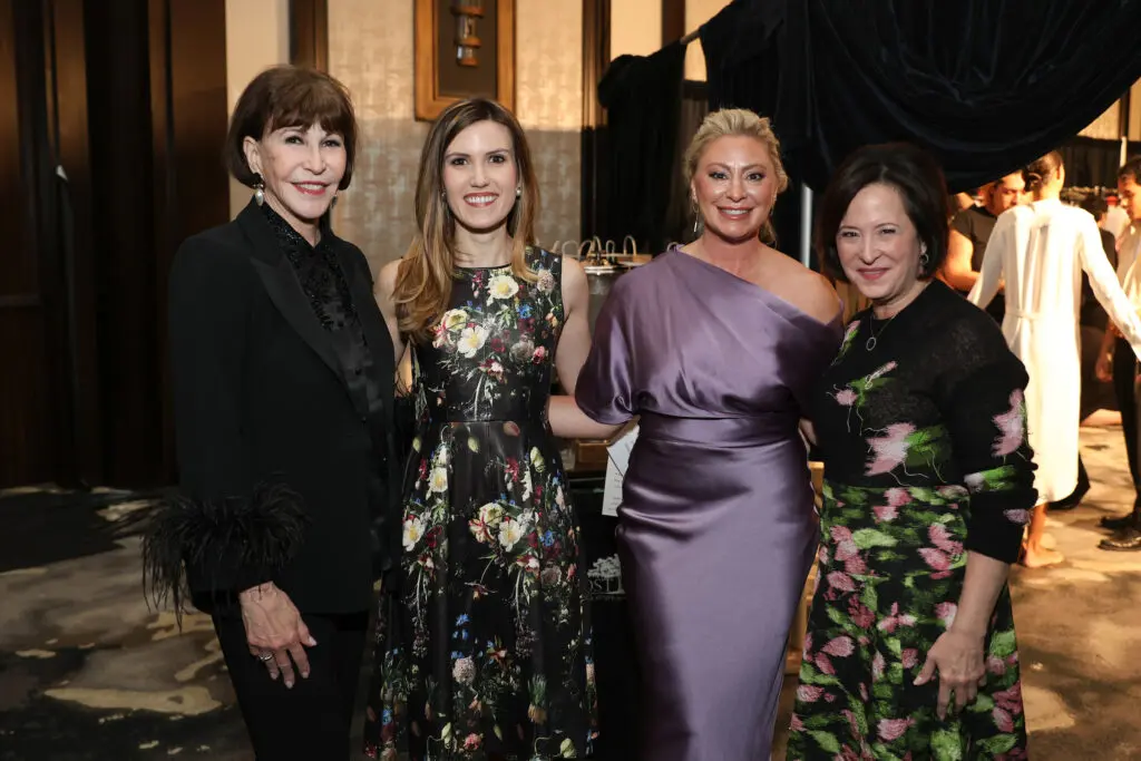 Shelby Hodge, Heather Almond, Jen Torres, Anne Neeson at the PaperCity Philanthropy in Fashion Best Dressed luncheon benefiting March of Dimes. (Photo by Priscilla Dickson)