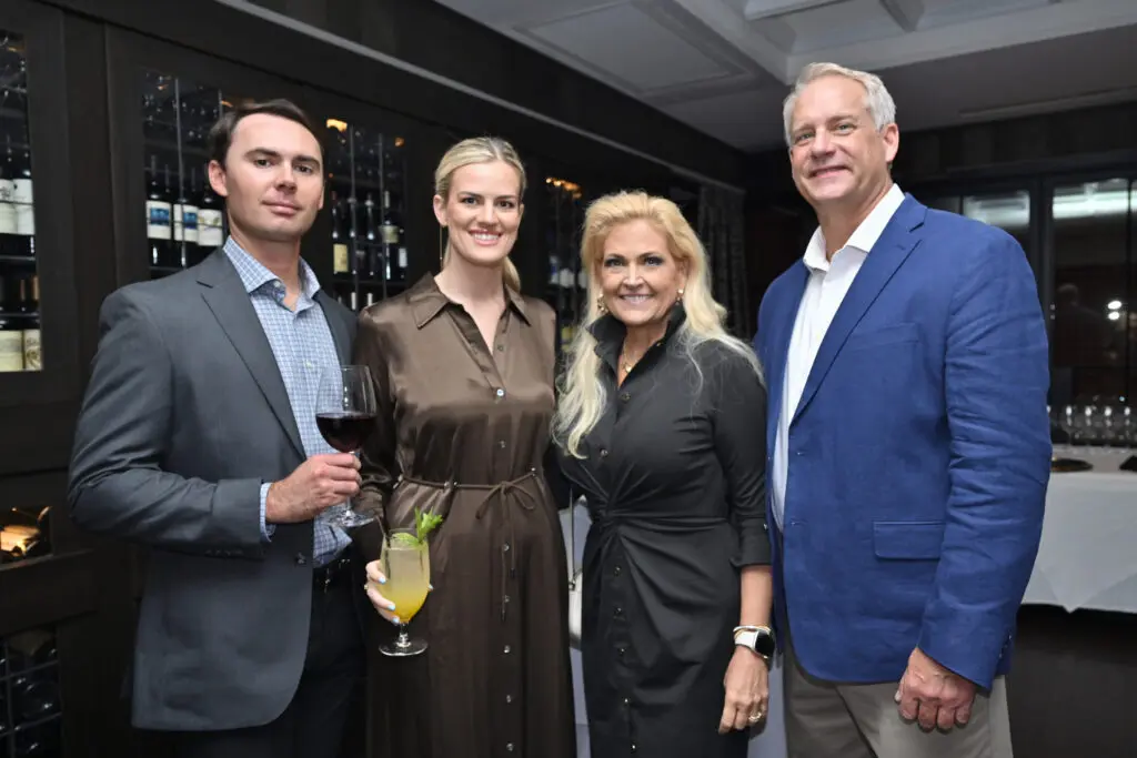 Brad Sutton & Maryellen Walsh, Michelle Maresh & David Weed at the generations of philanthropy Fall Féte at Steak 48. (Photo by Alex Montoya)