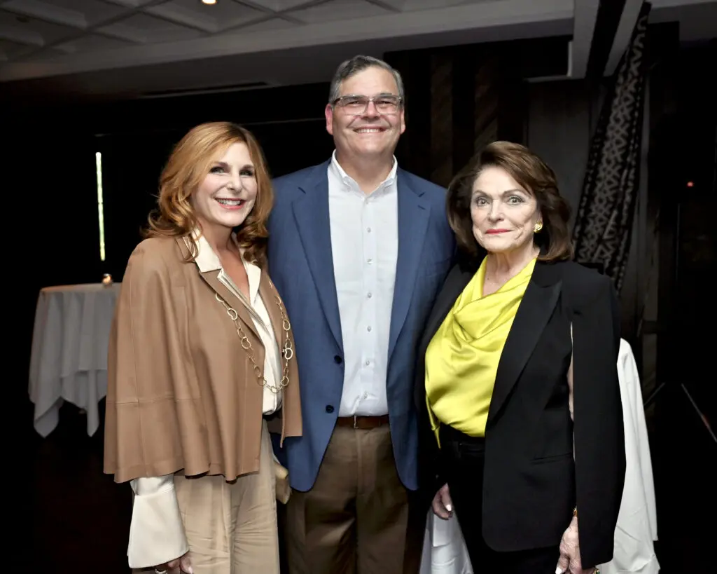 Cynthia Wolff, Ed Wolff, Beth Wolff  at the generations of philanthropy fall fête at Steak 48. (Photo by Alex Montoya)