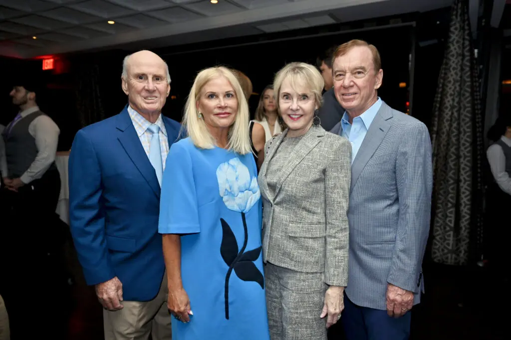 Eddy & Kelli Blanton, Karen & Mike Mayell at the generations of philanthropy Fall Féte at Steak 48. (Photo by Alex Montoya)