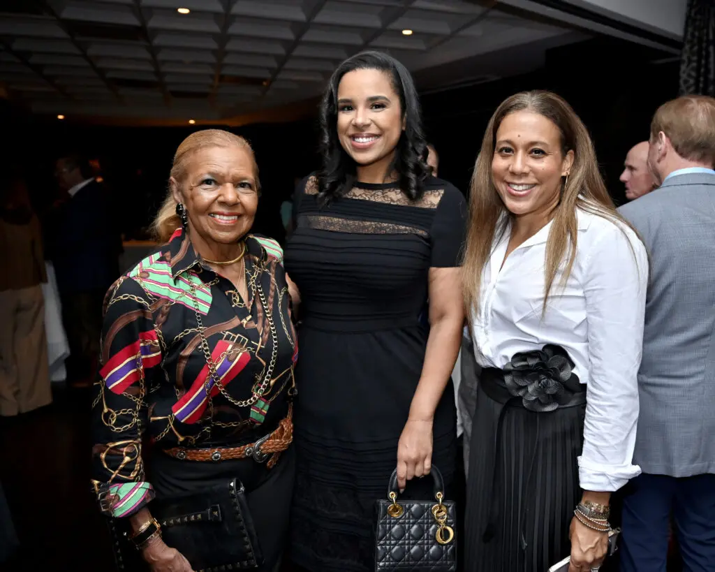 Yvonne Cormier, Lauren Randle, Heidi Smith  at the generations of philanthropy fall fête at Steak 48. (Photo by Alex Montoya)