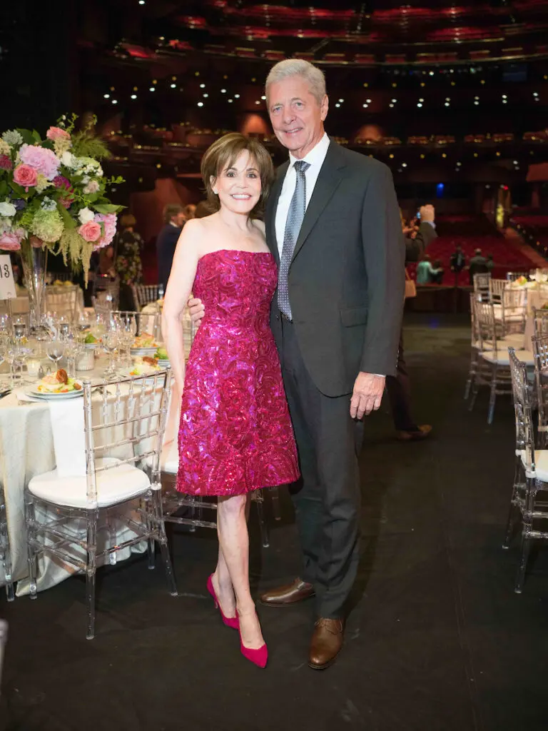 Hallie Vanderhider & Bobby Dees at Houston Ballet's opening night dinner.  (Photo by Daniel Ortiz)