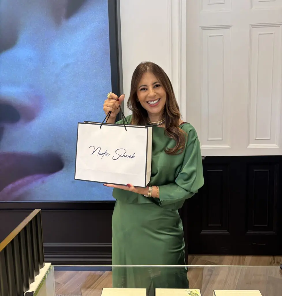 Fashion accessories designer Nadia Schwab visited the Jo Malone London boutique at Market Street in The Woodlands.