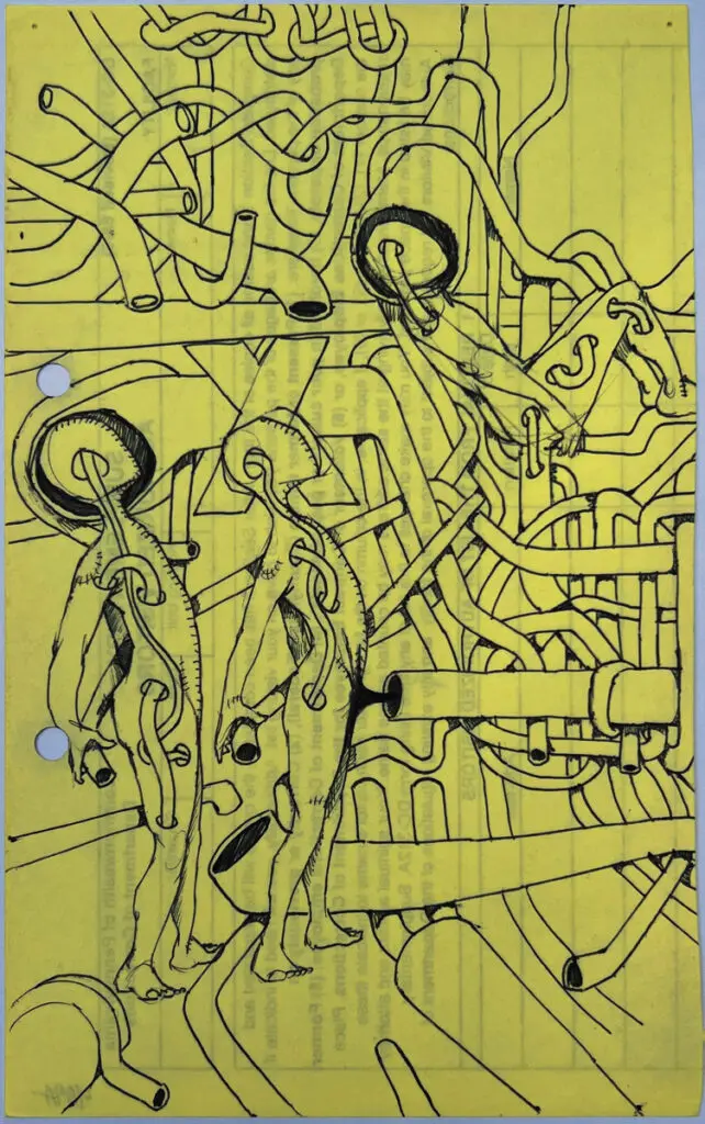 James “Yaya” Hough's "Untitled (Unhuman System)," 2008-2016, at Akim Monet Fine Arts