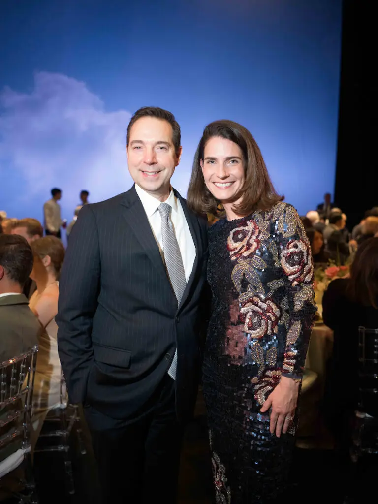 Houston Ballet executive director Jim Nelson, Laura Chapman at Houston Ballet's opening night dinner. (Photo by Daniel Ortiz)