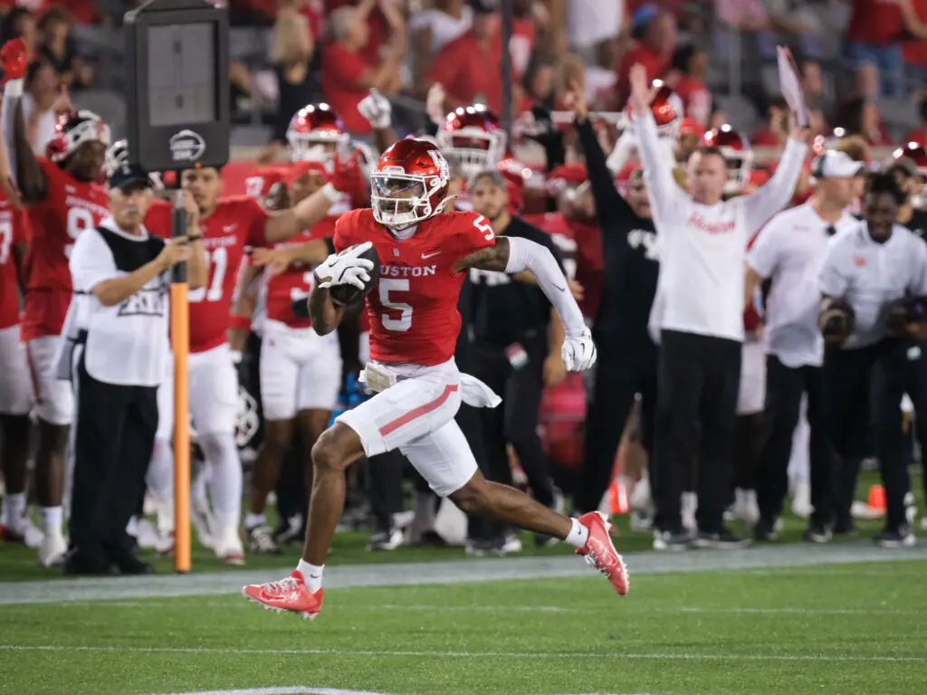 Stephon Johnson is one of the big play threats for Willie Fritz's first University of Houston team. (Photo by F. Carter Smith)