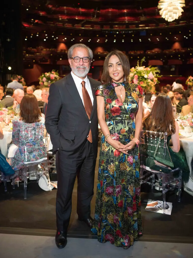 Kent & Shara Schaffer at Houston Ballet's opening night dinner. (Photo by Daniel Ortiz)