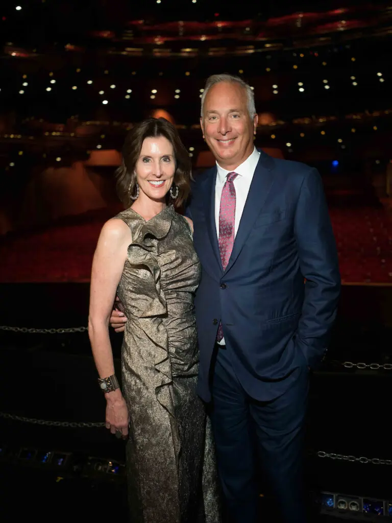 Underwriters of 'The Little Mermaid' production Phoebe & Bobby Tudor at Houston Ballet's opening night dinner. (Photo by Daniel Ortiz)