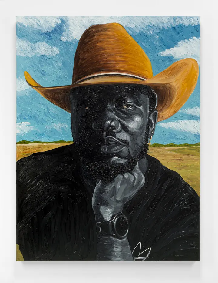 "Caught in the Act" by Otis Kwame Quaicoe can be seen a Amon Carter's new exhibit, "Cowboy." (Courtesy)