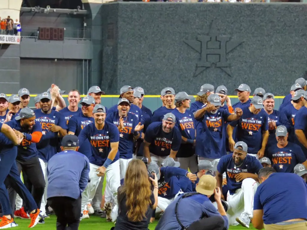 These Houston Astros came together through injuries and a horrific start to the season. (Photo by F. Carter Smith)