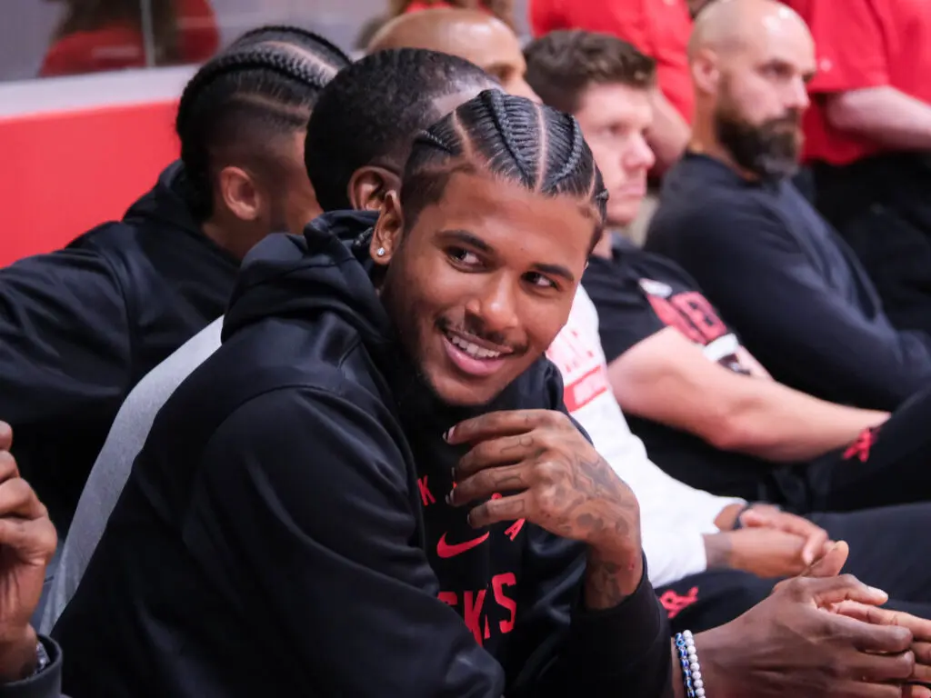 Young Houston Rockets star Jalen Green is excited about the direction of the franchise. (Photo by F. Carter Smith)