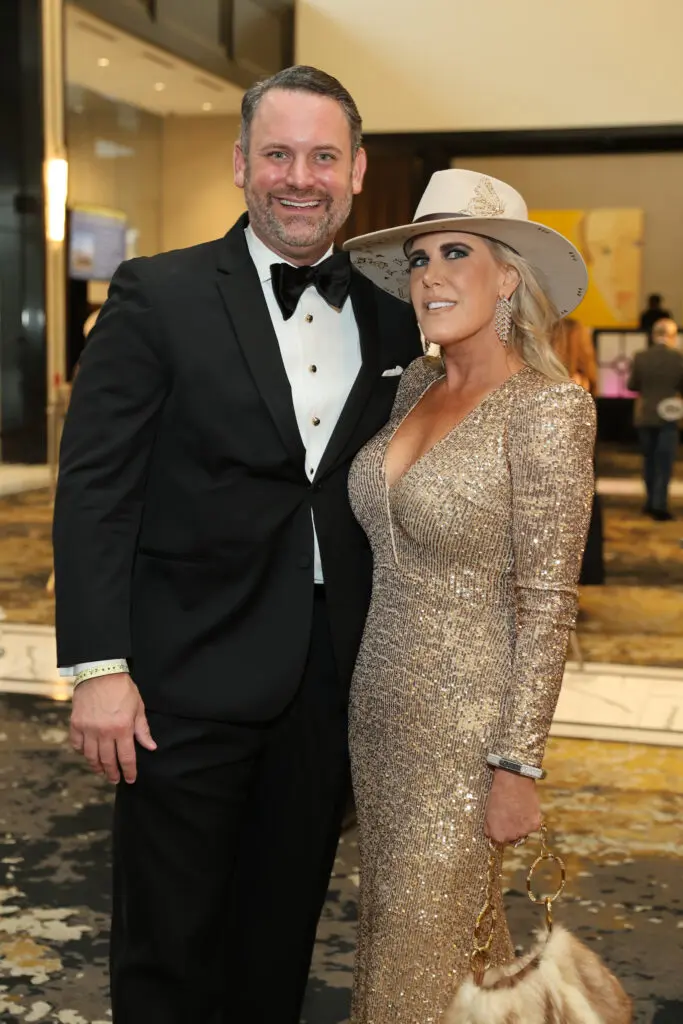 Trent Hrncir, Courtney Hopson at Houston PetSet's 20th anniversary gala. (Photo by Priscilla Dickson)