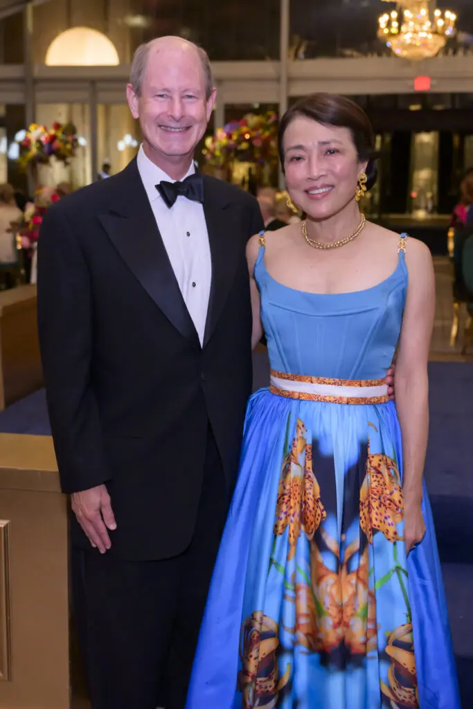 Edward Allen & Chinhui Juhn at Houston Grand Opera's opening night and dinner celebration (Photo by Michelle Watson)