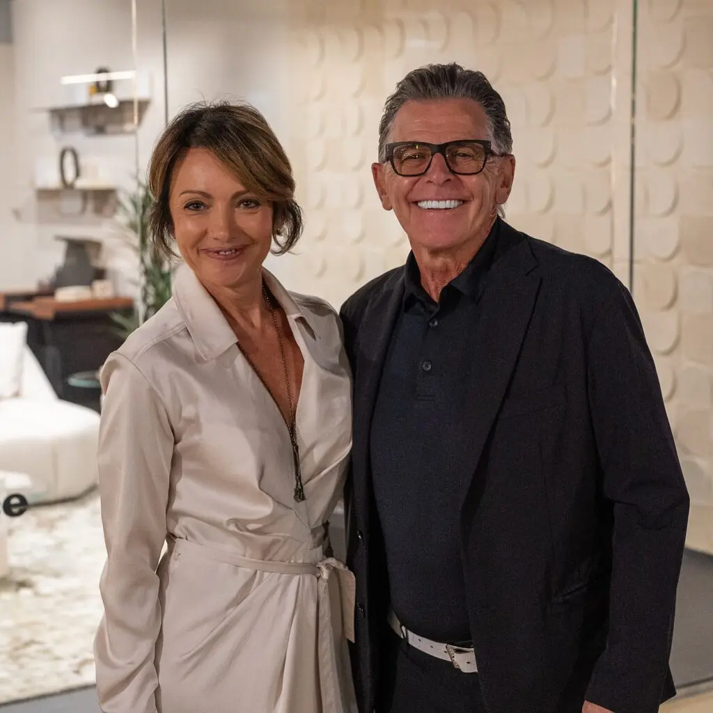 Silvia Gallotti visited Dallas' Cantoni showroom to celebrate the new Gallotti&Radice vignette. (Photo by Axel Arzola)