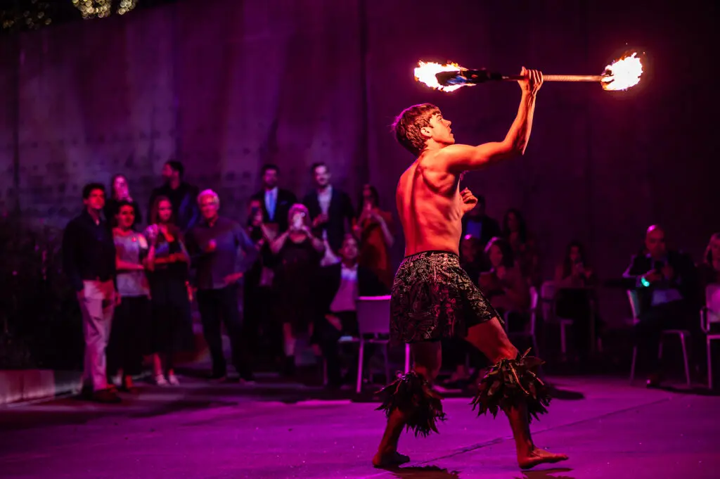 Grace Hula Fire Dancer lit up the night (Photo by Can Turkyilmaz)