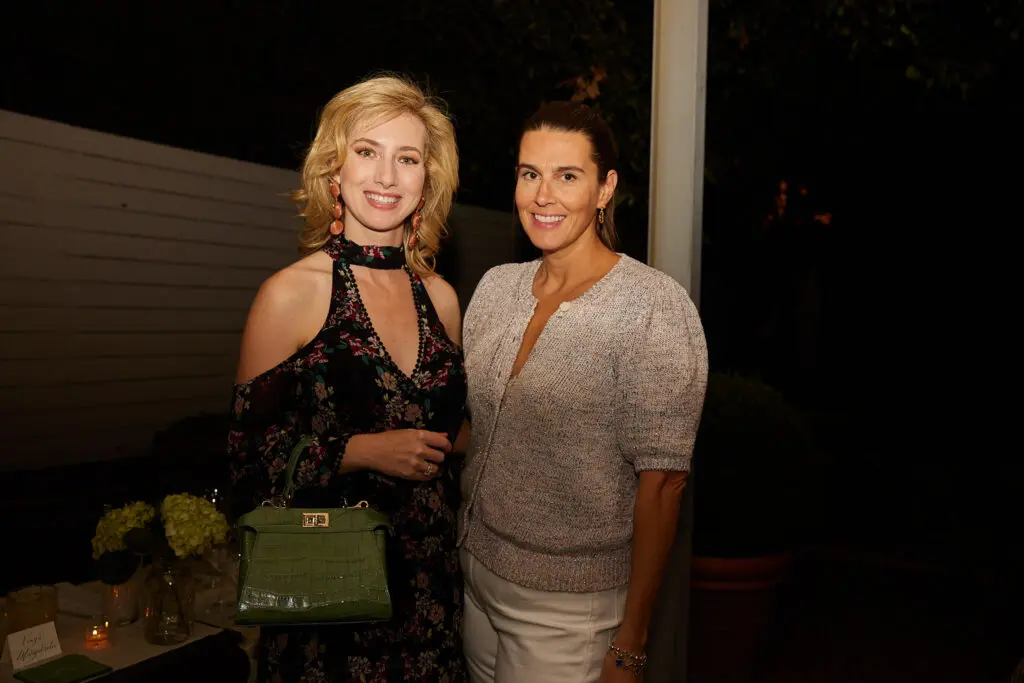 Kaleta Blaffer Johnson, Kathryn Swain wearing Surya and the Moon jewels. (Photo by Nneoma Aiiwe)