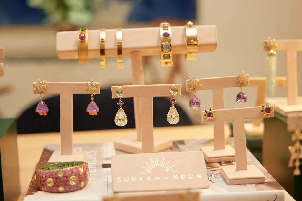 Beautiful jewels on display by Surya and the Moon at The Note Pad (Photo by Nneoma Aiiwe)