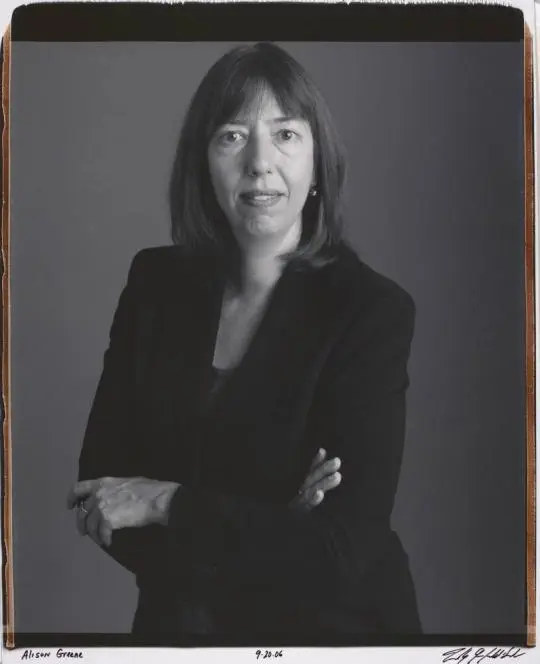Alison de Lima Greene, the Isabel Brown Wilson Curator of Modern and Contemporary Art at the Museum of Fine Arts, Houston, introduced her father Stephen Greene's drawings at Moody Gallery recently. The exhibit "Stephen Greene: Biographs and Recollections, 1967-1974" is on display through October 26, 2024 at Moody Gallery. (Photo by © Timothy Greenfield-Sanders. Courtesy Museum of Fine Arts, Houston)