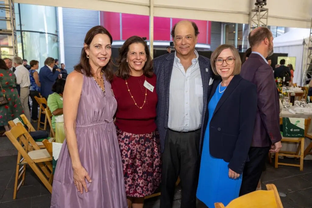 Aliyya Stude, Isabel Stude Lummis, Herman Stude, Ann Ziker at the Houston Parks Board annual luncheon (Photo by Jenny Antill)
